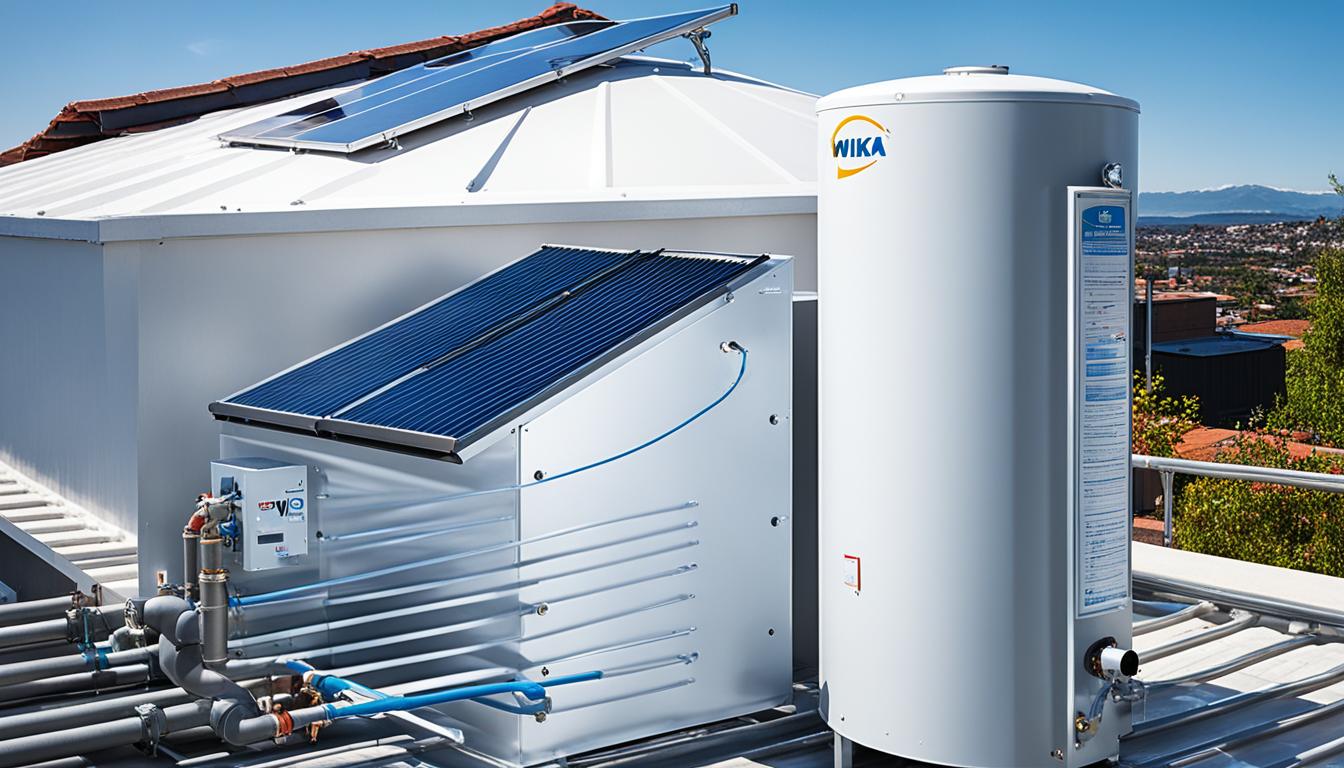solar water heater wika