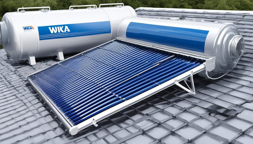 spesifikasi solar water heater wika
